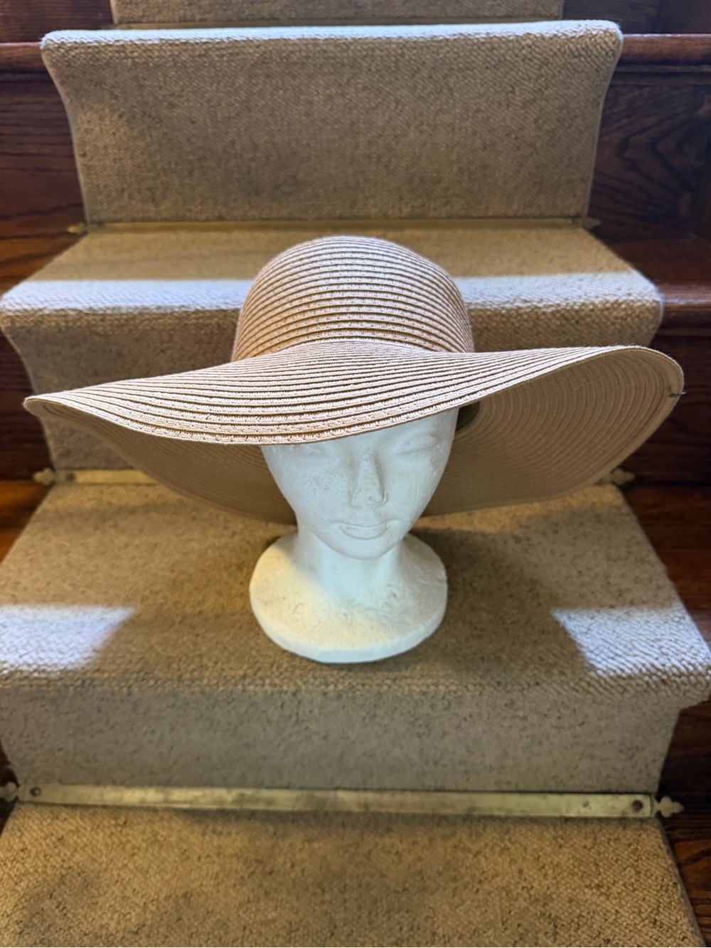 Old Navy Wide-Brim Straw Sun Hat in Tan